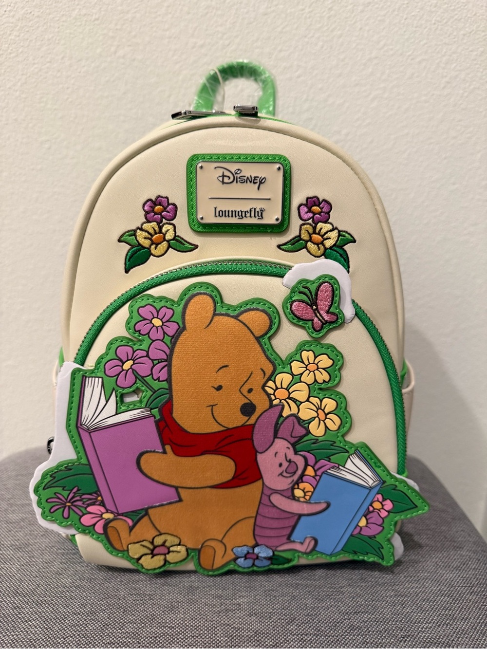 NEW! Loungefly Disney Winnie the Pooh Piglet & Pooh Bear Reading Mini Backpack